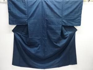 未使用品　手織り紬男物着物（キングサイズ）